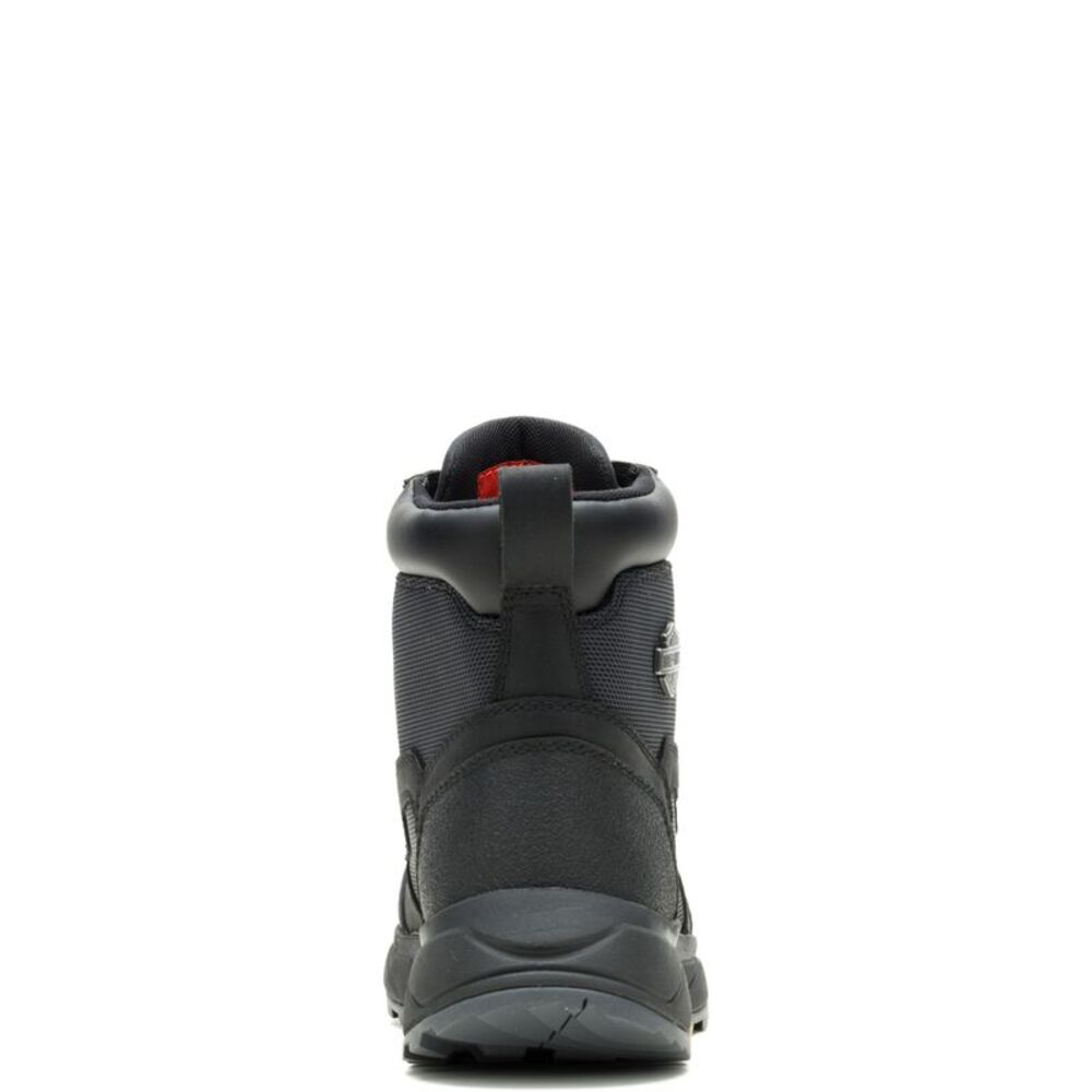Harley-Davidson Mens Greyford 4.75 Inch Black Boots (NWT) - Picture 7 of 7